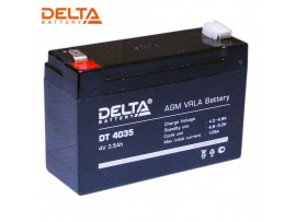 Аккумулятор 4V/3,5Ah DT4035 DELTA