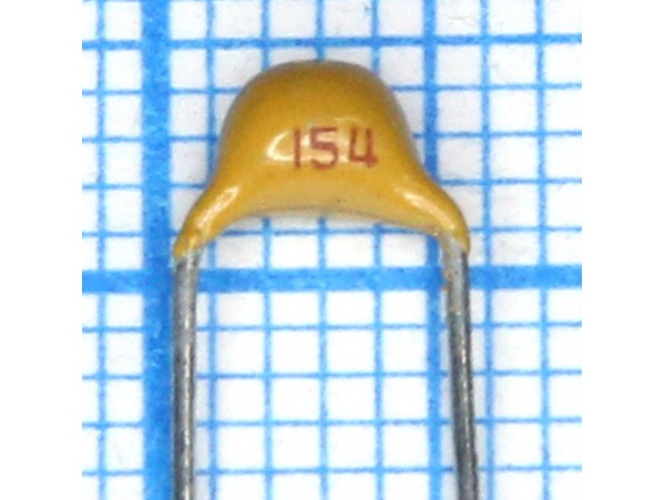 Конденсатор Y5V 0,15µF +80-20% керам.имп.
