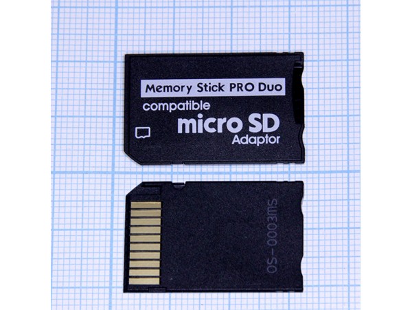 Переходник MS Pro Duo < microSD карт памяти