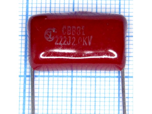 Конд.2200p/2,0kV 5% CBB-81