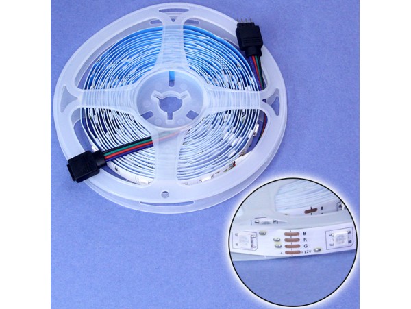 Лента RGB 12V 7,2W/m 30 led/m 5050SMD IP20