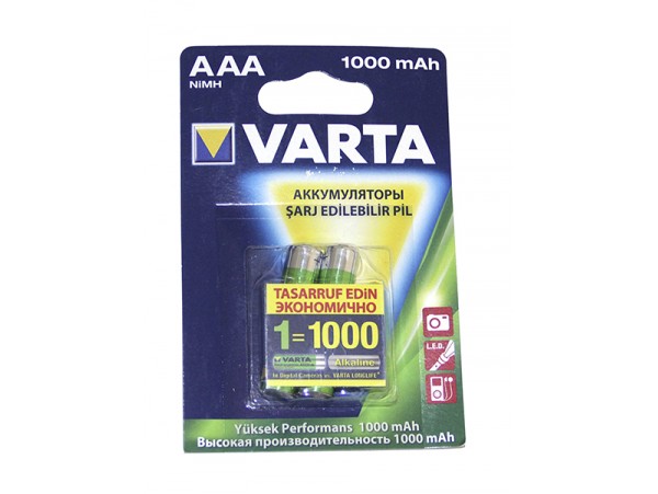 Аккумулятор 1,2V/1000 R03 VARTA 5703