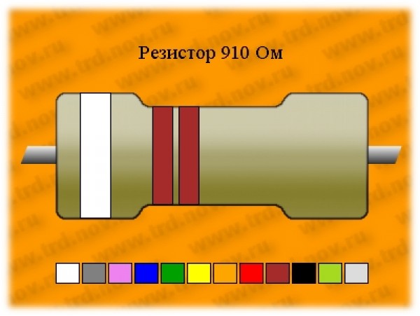 Рез.-1-910 Ом