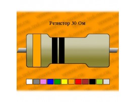 Резистор-5-30 Ом ТВО