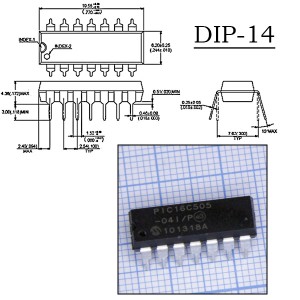 PIC16C505-04I/P