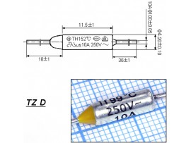 TZ D-099-10А Термопредохранитель