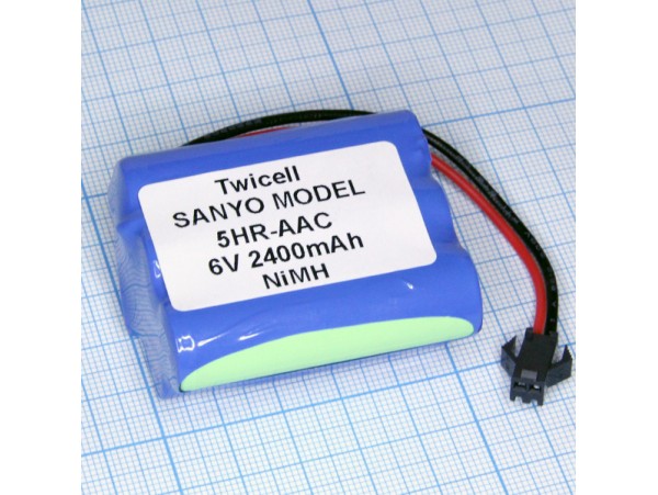 Аккумулятор 6V/2400mAh 5HR-AAC Ni-MH