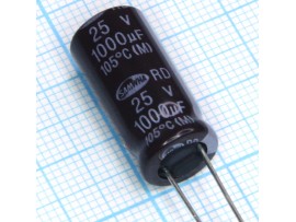 Конд.1000/25V 1021+105°C Samwha