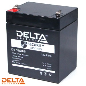 Аккумулятор 12V/4,5Ah  DT12045 90х70х100 Delta