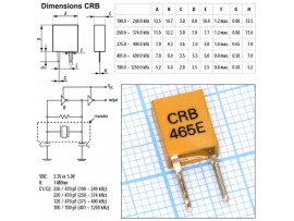 КВАРЦ 465 кГц - E 2pin