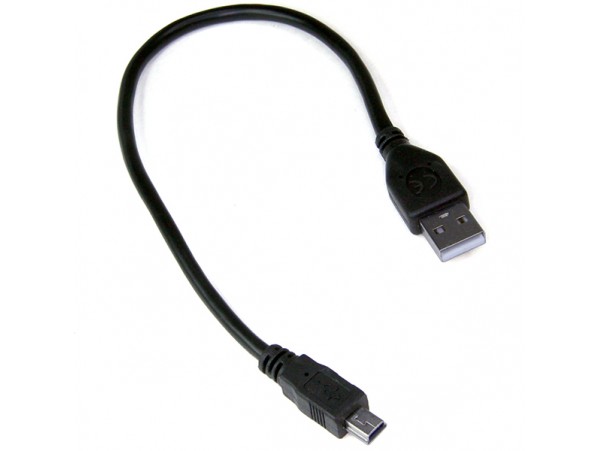 Шнур USB=mini USB 0.3м