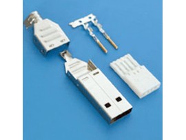 USBA-CP вилка на кабель тип А (обжим)