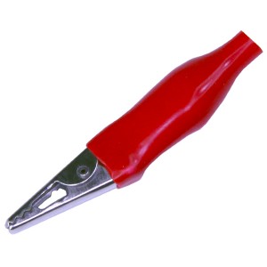 ITA-37 красный изолированный зажим Крокодил 37мм