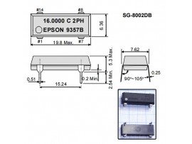 SG8002DB 80,0МГц (-40..85) Кварцевый генератор