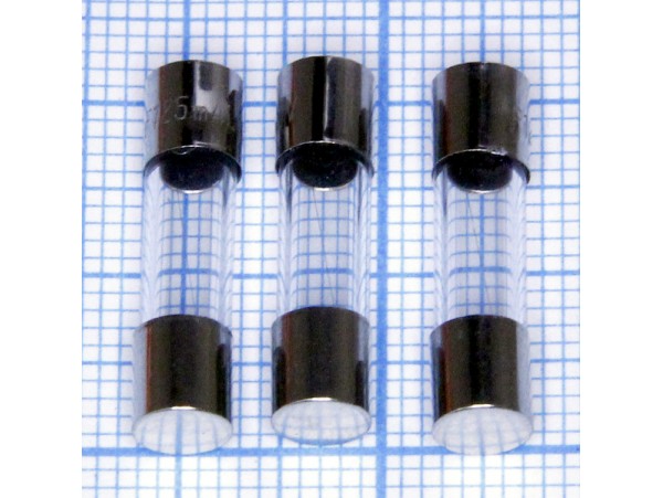 Пред.0,125А(d=5;L=20)стекл.