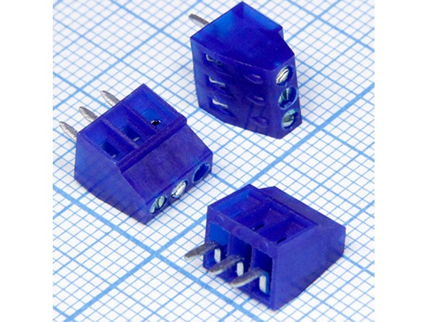 DG308-2,54-03P-12 клеммник 3к шаг 2,54мм
