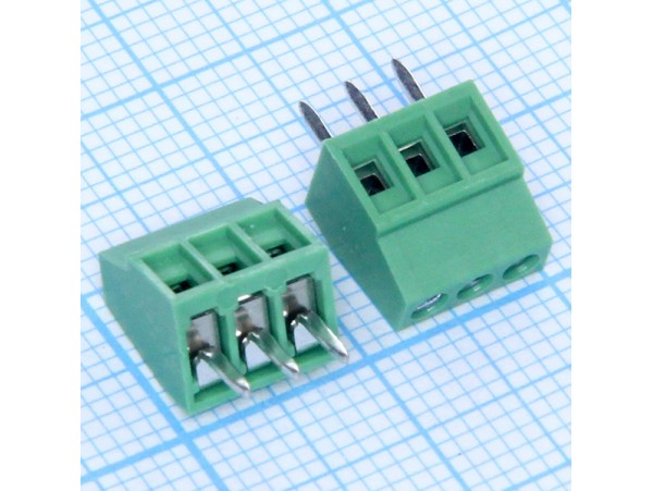 DG308-2,54-03P-12 клеммник 3к шаг 2,54мм