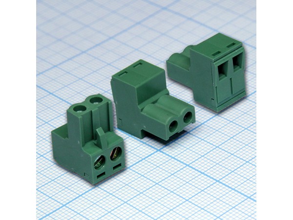 5ESDT-02P клеммник 2к шаг 5мм