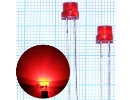 LED d=5mm CYL R L-433SRDT d=5mm