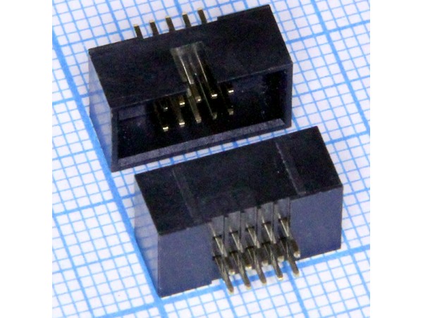 BH1.27-10 вилка 10к.(2х5) на плату IDC шаг 1,27мм