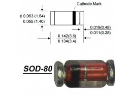 ZMM5225B (ZMM55C-3V0) стабилитрон 3,0V 0,5W