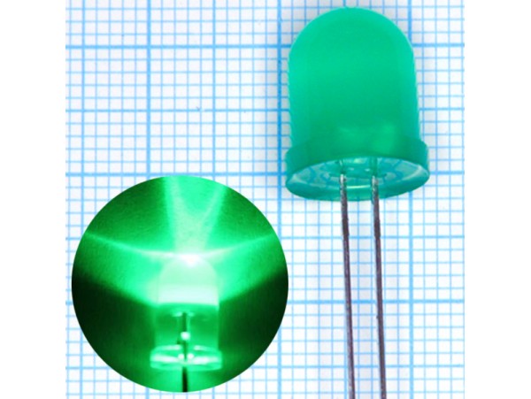 LED L-813GD зел.d=10