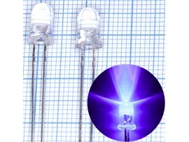 LED DFL-5AP4CS-400 УФ d=5мм