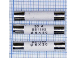 Пред.30А(d=6;L=30)имп. керам.