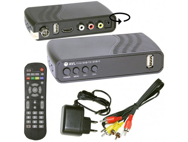AVL T110 ресивер эфирный+кабельный
