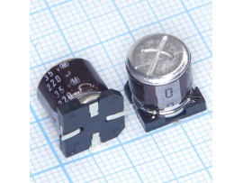Конд.220/35V 10х10,5 SMD 105°C