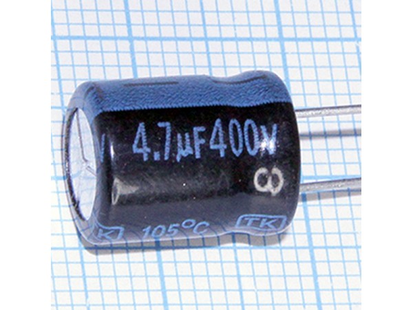 Конд.4,7/400V 1012 +105°C Jamicon
