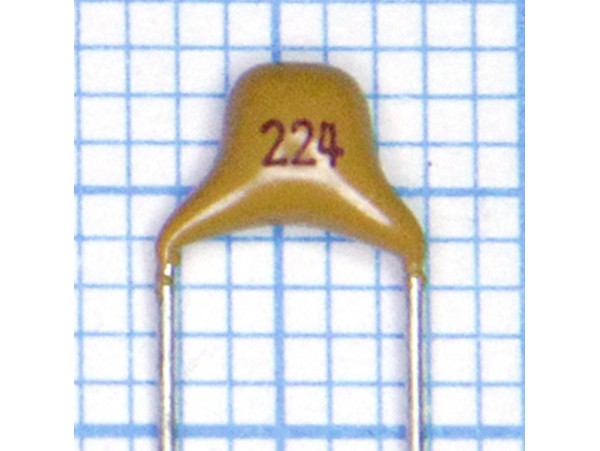 Конденсатор X7R 0,22µF керамика импорт