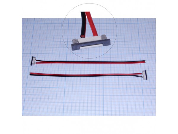 Коннектор 8mm 2pin ленты с пров. 15см. 3528