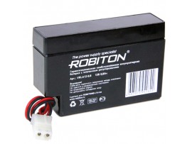 Аккумулятор 12V/0.8A VRLA12-0,8 Robiton 96х25х62мм