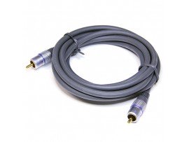 Шнур 1RCA/1RCA шт/шт 2м металл