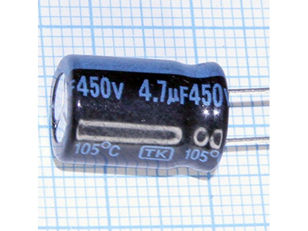 Конд.4,7/450V 0816 +105C TK Jamicon