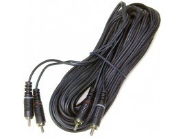 Шнур 2RCA/2RCA шт/шт 10м с покрытием