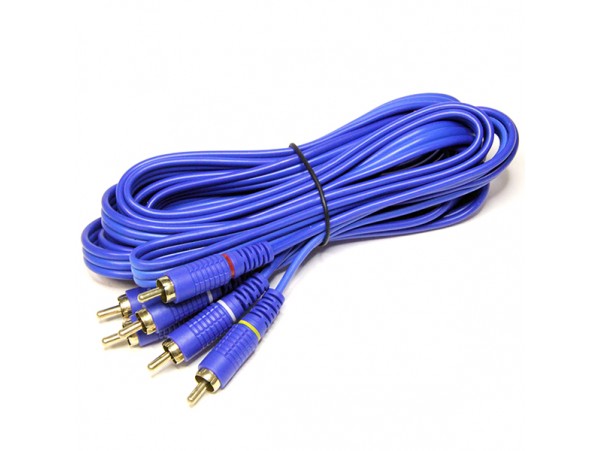 Шнур 3RCA/3RCA шт/шт 3м с покрытием