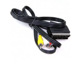 Шнур СК=3RCA 1,5м  с переключателем вх/вых