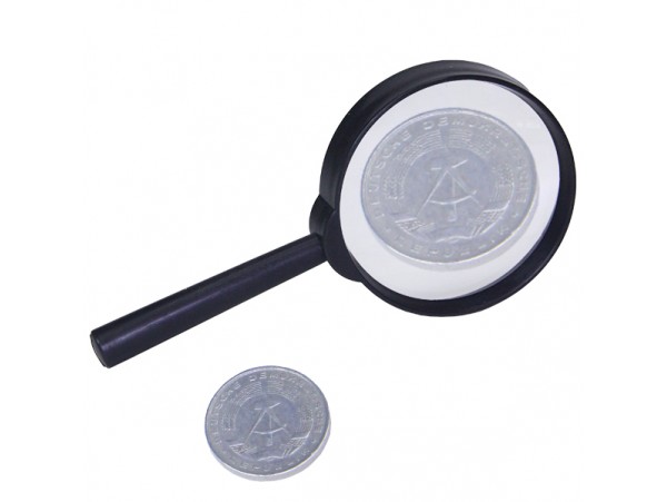 Лупа увеличение х3 d=10см пластик