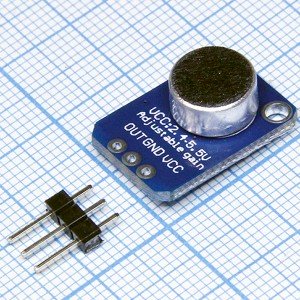 Усилитель микрофонный MAX4466 с регул. усиления