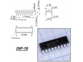 PIC18F1320-I/P