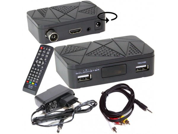 GoldMaster T-501HD ресивер кабельный + эфирный DVB-T2-С