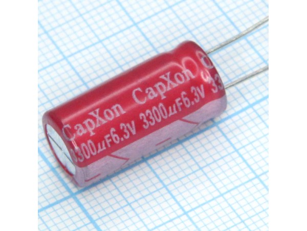 Конд.3300/6,3V 1020 +105°C CapXon