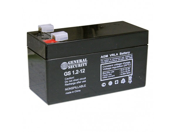 Аккумулятор 12V/1,2Ah GS[L]1.2-12 97х43х52