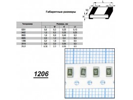 Чип рез.J1206-68R