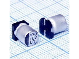 Конд.470/10V ELV SMD