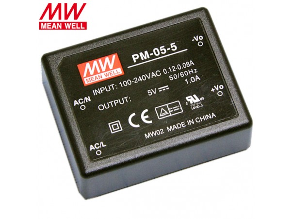 PM-05-5 Преобразователь напряжения ~220V>5V(1A)