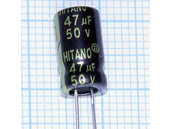 Конд.47/50V 0611 +105°C EXR