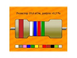 Резистор-0,125-19,6 кОм ±0,5% С2-29В